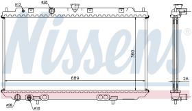 Nissens 67348A - RADIADOR NISSAN PRIMERA(P12.W12)(02