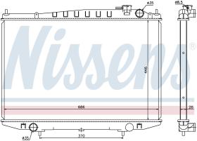 Nissens 67356 - RADIADOR NISSAN NAVARA I(D22)(98-)2