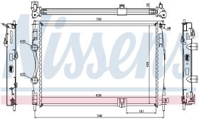 Nissens 67361 - RADIADOR NISSAN QASHQAI(J10)(07-)2.