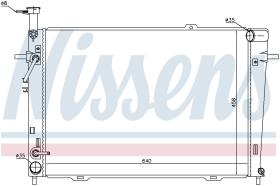 Nissens 67479 - RADIADOR HYUNDAI TUCSON(JM)(04-)2.7