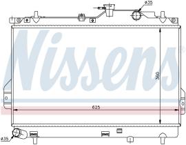 Nissens 67484 - RADIADOR HYUNDAI MATRIX(FC)(01-)1.5