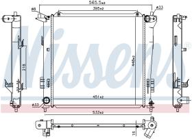 Nissens 675016 - RADIADOR HYUNDAI I30(FD)(07-)1.6 CR