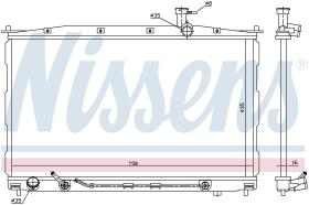 Nissens 67505 - RADIADOR HYUNDAI SANTA FE(CM)(06-)2