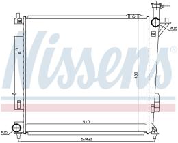 Nissens 67518 - RADIADOR HYUNDAI SANTA FE(DM)(12-)2