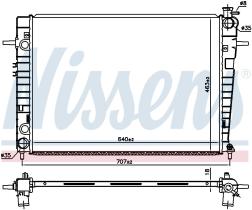 Nissens 67618 - RADIADOR HYUNDAI TUCSON(JM)(04-)2.0