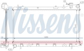 Nissens 67704A - RADIADOR SUBARU FORESTER(SF)(97-)2.