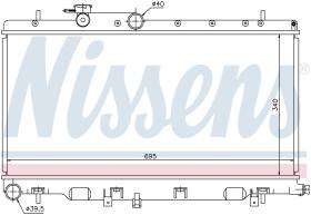 Nissens 67708 - RADIADOR SUBARU IMPREZA(GD.GG)(00-)