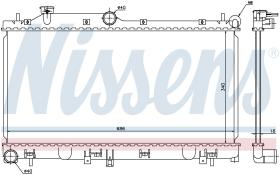 Nissens 67723 - RADIADOR SUBARU IMPREZA(GH.GR.G3)(0