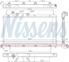 Nissens 67737 - RADIADOR SUBARU LEGACY(BL.BP)(03-)2