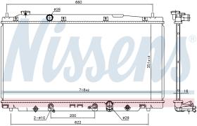 Nissens 68097 - RADIADOR HONDA CITY (GM) (09-) 1.4