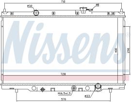 Nissens 68103 - RADIADOR HONDA CR-V(RD)(02-)2.0 I 1
