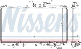Nissens 68117 - RADIADOR HONDA ACCORD  VI(CG.CH.CK)