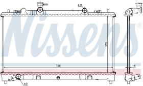 Nissens 68510 - RADIADOR MAZDA 6(GH)(07-)2.2 MZR CD