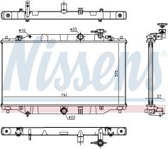 Nissens 68557 - RADIADOR MAZDA 3(BM)(13-)2.2 D