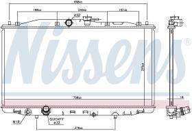Nissens 68604 - RADIADOR HONDA ACCORD  VII(CL.CM)(0