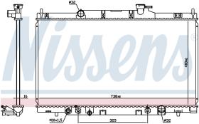Nissens 68606 - RADIADOR HONDA CR-V(RD)(02-)2.4 I 1