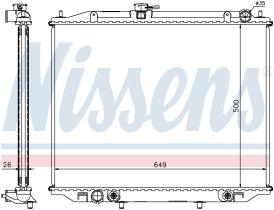 Nissens 68709A - RADIADOR NISSAN TERRANO II(R50)(93-