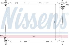 Nissens 68722 - RADIADOR NISSAN NOTE(E11)(06-)1.5 D