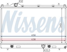 Nissens 69209 - RADIADOR CHRYSLER NEON II(00-)2.0 I