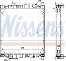 Nissens 69606A - RADIADOR KASSBOHRER BUS