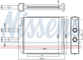 Nissens 707072 - CALEFACTOR CHEVROLET EPICA(KL1)(06-