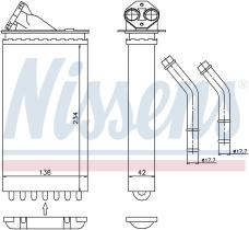 Nissens 71141 - CALEFACTOR CITROEN AX(ZA)(86-)1.4 D