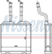 Nissens 72634 - CALEFACTOR OPEL TIGRA A(94-)1.4 I 1