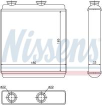 Nissens 72663 - CALEFACTOR VAUXHALL MERIVA A(03-)1.