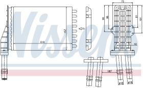 Nissens 73258 - CALEFACTOR RENAULT AVANTIME(01-)3.0