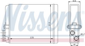 Nissens 73641 - CALEFACTOR VOLVO S60(00-)2.0 T