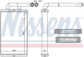 Nissens 73676 - CALEFACTOR CHEVROLET CAPTIVA(C100.C