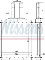 Nissens 76505 - CALEFACTOR CHEVROLET EPICA(KL1)(06-