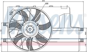 Nissens 85078 - VENTILADOR MERCEDES A-CLASS W 168(9