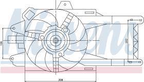Nissens 85117 - VENTILADOR LANCIA Y  (840) (95-) 1.