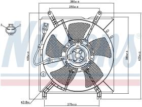 Nissens 85238 - VENTILADOR TOYOTA RAV 4 II(#A20)(00