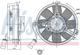 Nissens 85546 - VENTILADOR VOLKSWAGEN PASSAT B5.5(3