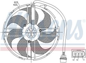 Nissens 85551 - VENTILADOR VOLKSWAGEN POLO III(6N2)