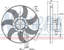 Nissens 85802 - VENTILADOR VOLKSWAGEN TRANSPORTER T