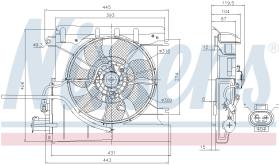Nissens 85939 - VENTILADOR CITROEN C1(PM.PN)(05-)1.