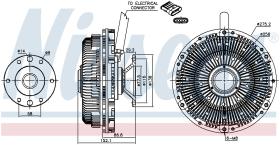 Nissens 86203 - VENTILADOR CLUTCH DAF CF 85(01-)360
