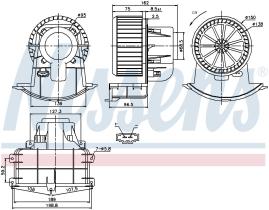 Nissens 87033 - VENTILADOR DE HABITÁCULO  VOLKSWAGE