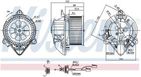 Nissens 87053 - VENTILADOR DE HABITÁCULO  CITROËN Z