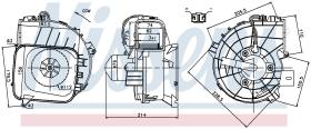 Nissens 87084 - VENTILADOR HAB.OPEL TIGRA B(04-)1.4