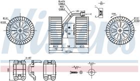 Nissens 87115 - VENTILADOR HAB.BMW 3 E46 COMPACT(01