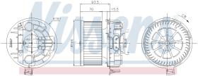 Nissens 87383 - VENTILADOR HAB.RENAULT MEGANE II(02