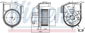 Nissens 87393 - VENTILADOR HAB.RENAULT KANGOO I(98-