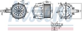 Nissens 87759 - VENTILADOR HAB.PORSCHE 718 BOXSTER(