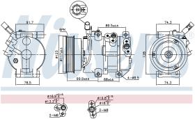 Nissens 890054 - KIA CARENS 06-