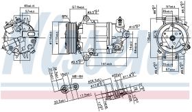 Nissens 890056 - COMPRESOR FIAT TIPO(356)(15-)1.6 MJ