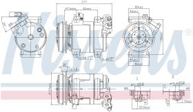Nissens 890064 - COMPRESOR MITSUBISHI L 200(KA.KB)(0